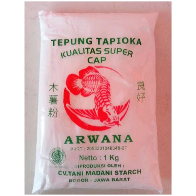 

Tepung Sagu Cap Arwana 1kg