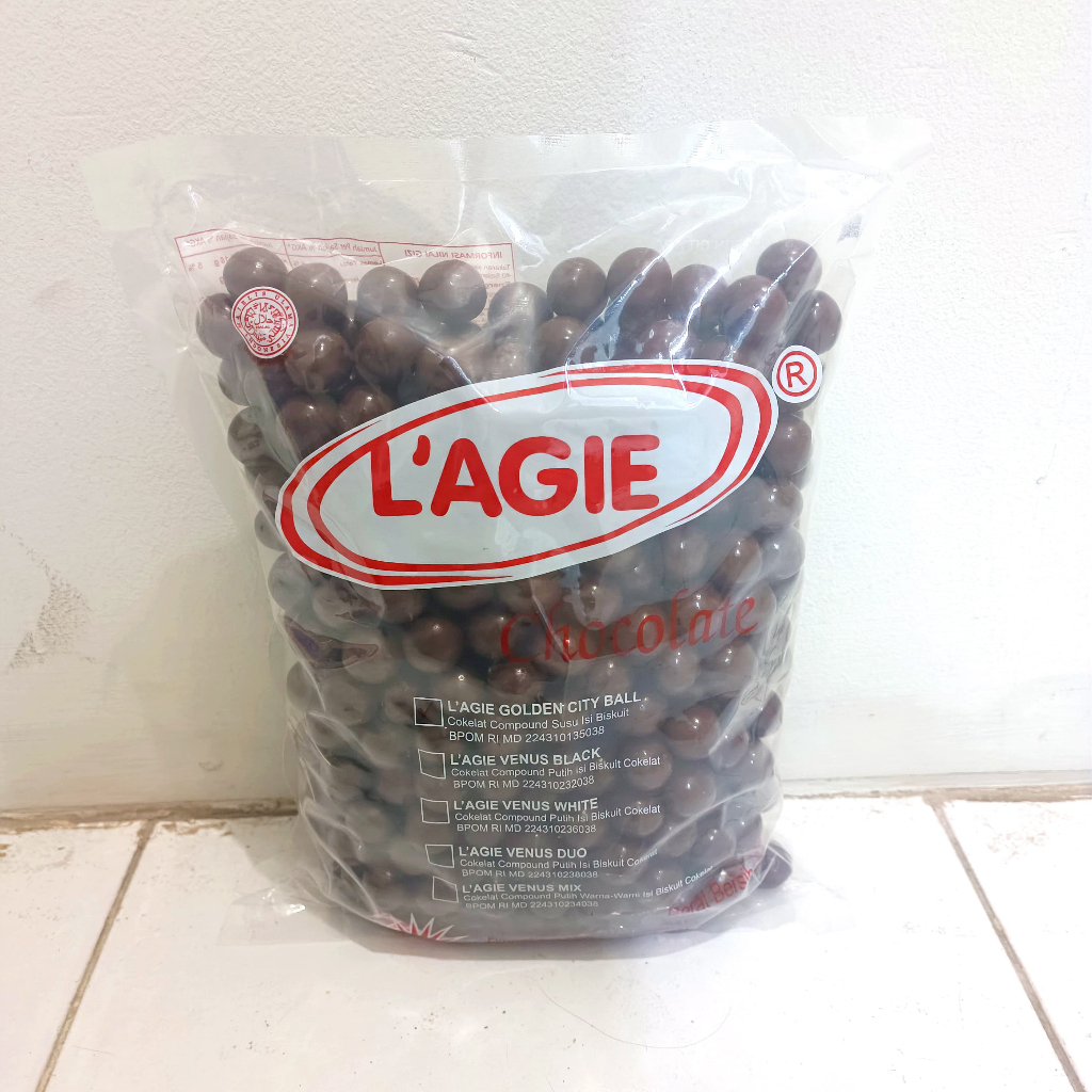 

LAGIE GOLDEN CITY CHOCO BALL BISCUIT 1KG KILOAN CHOCOLATE BISCUIT