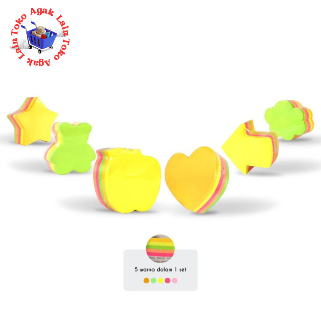 

Sticky Notes BIG Memo Bentuk Kecil Multi Color 51X51 SN-200