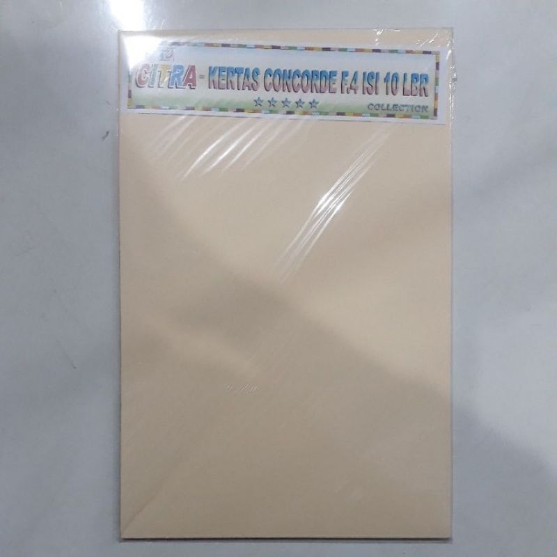 

KERTAS CONCORDE WARNA BLEWAH F4 ISI 10 LEMBAR : CITRA