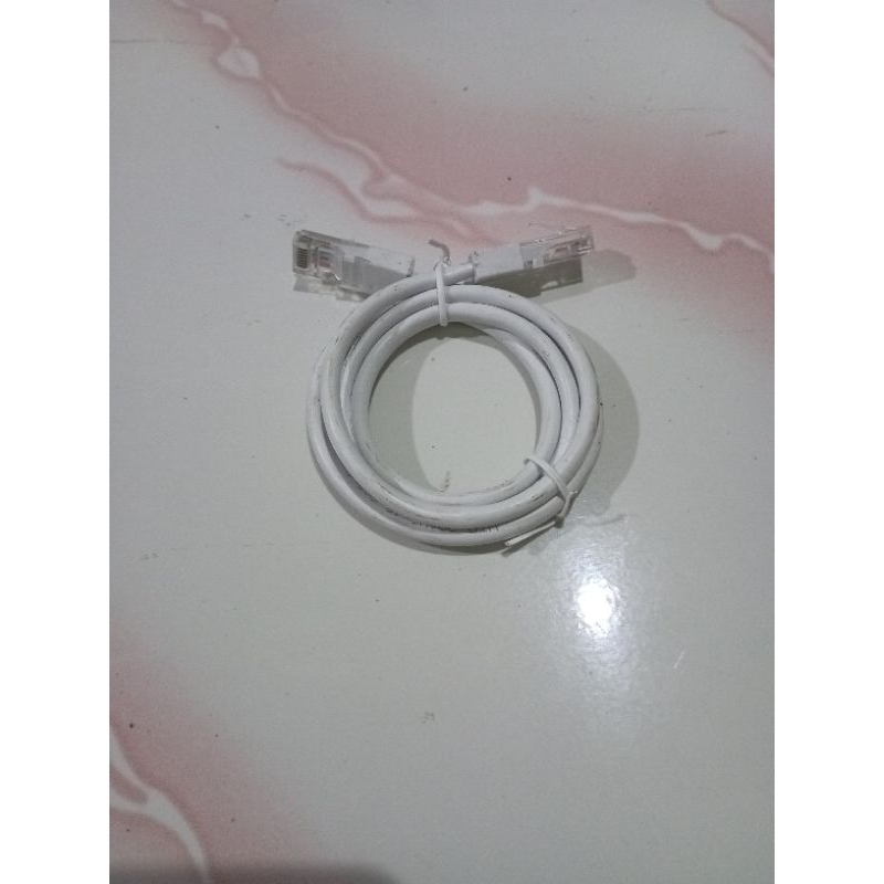 kabel lan rj45 1 meter original pabrik bawaan router