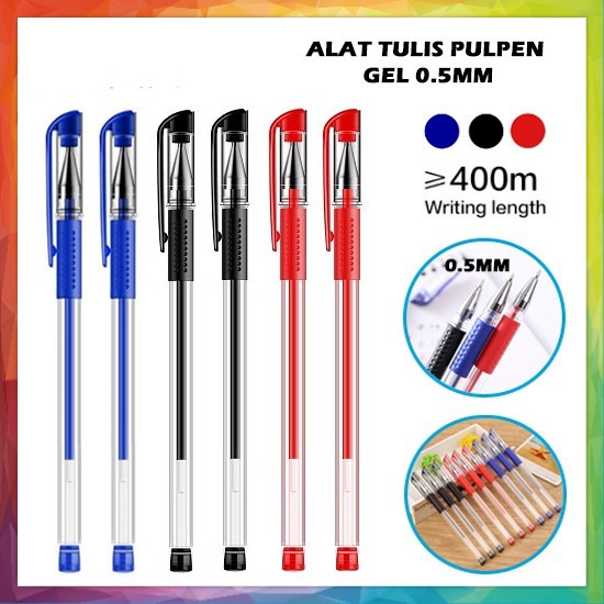 

Alat Tulis Kantor Sekolah Pena Pen Tinta Cair - Gel Ink 0.5Mm