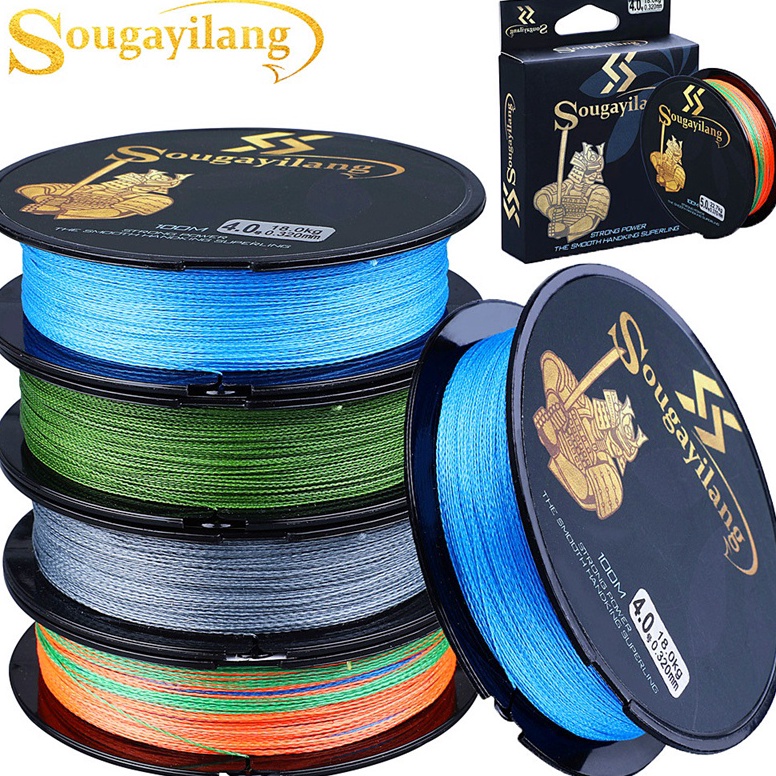 Rekomendasi Sougayilang Senar Pe 4 Colors 1M Senar Pancing Kuat 4 Braided Fishing Line 12LB4LB Senar