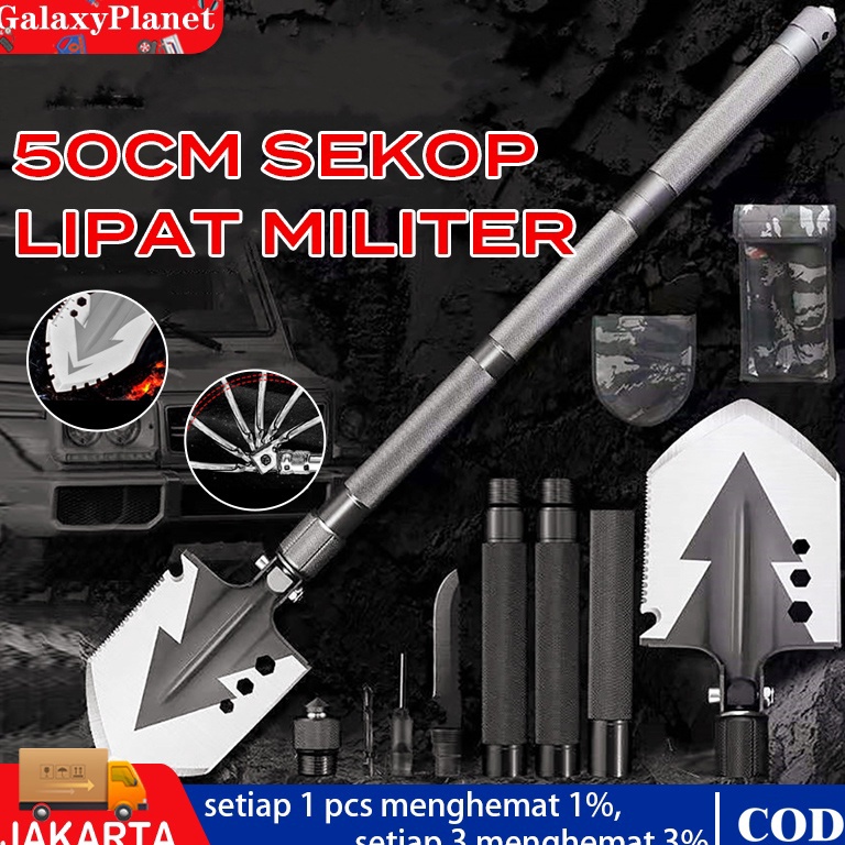 Recomended Sekop Skop Cangkul Pacul Shovel Lipat Pasir Tanah Kucing Tanaman Berkebun Mini Kecil Besa