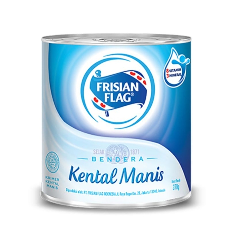 

Susu Kental Manis Frisian Flag Putih Kaleng 370Gr