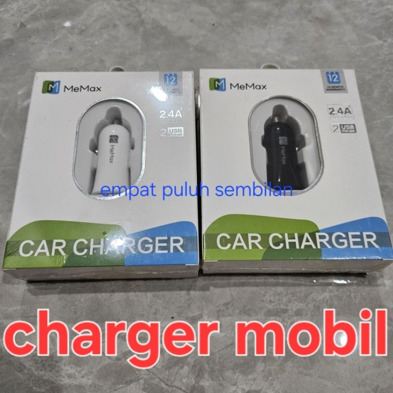 charger mobil / usb mobil / car charger / chas mobil