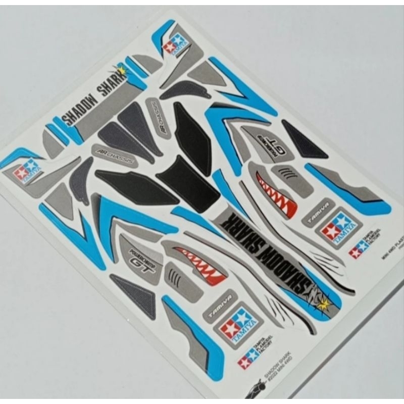 DECAL MINI4WD  STICKER SHADOW SHARK STICKER TAMIYA