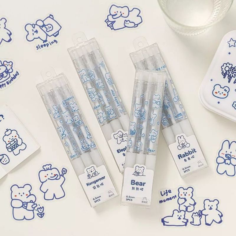 

pulpen biru lucu