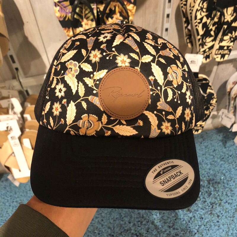 topi wanita rip curl original dreamer trucker cap blak