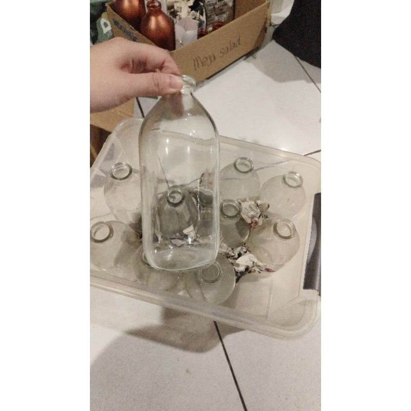 vas bunga murah pot tanaman media air botol kaca vas untuk dekorasi asi tanaman