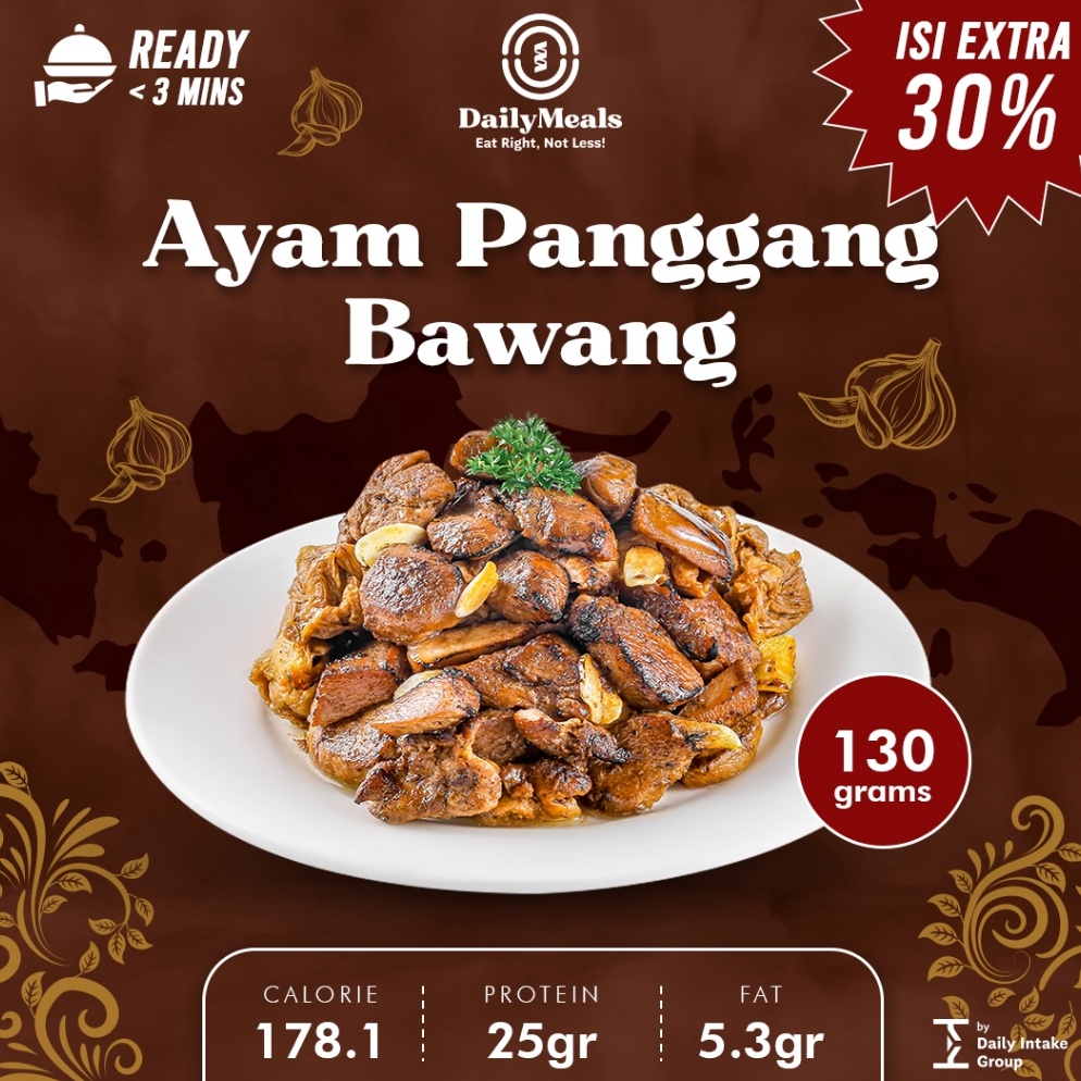 

WDM887 C6369 Lauk Frozen Siap Masak Ayam Panggang Bawang Meal Prep