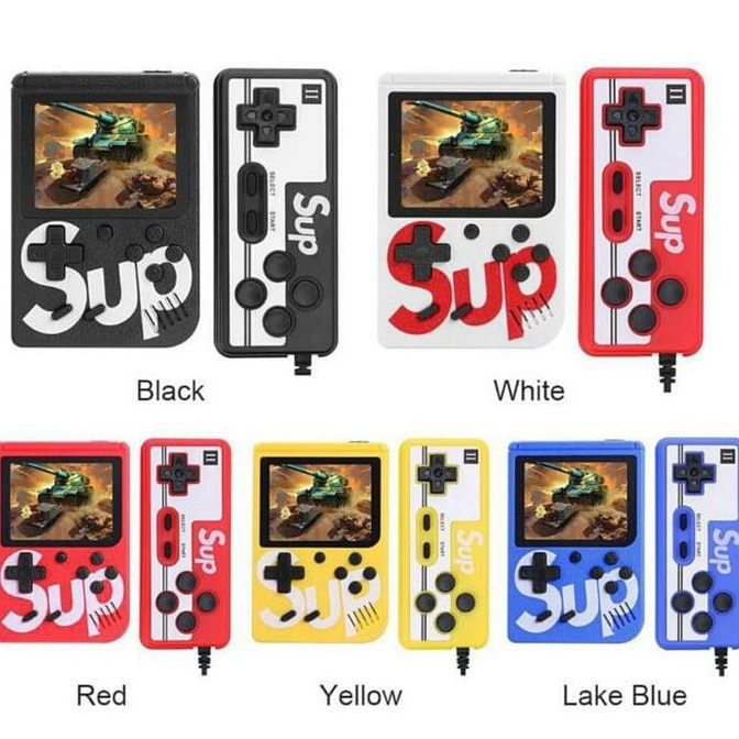 STOK TERBARU Double Player Gameboy Retro FC 4 Games in 1 Free Stick