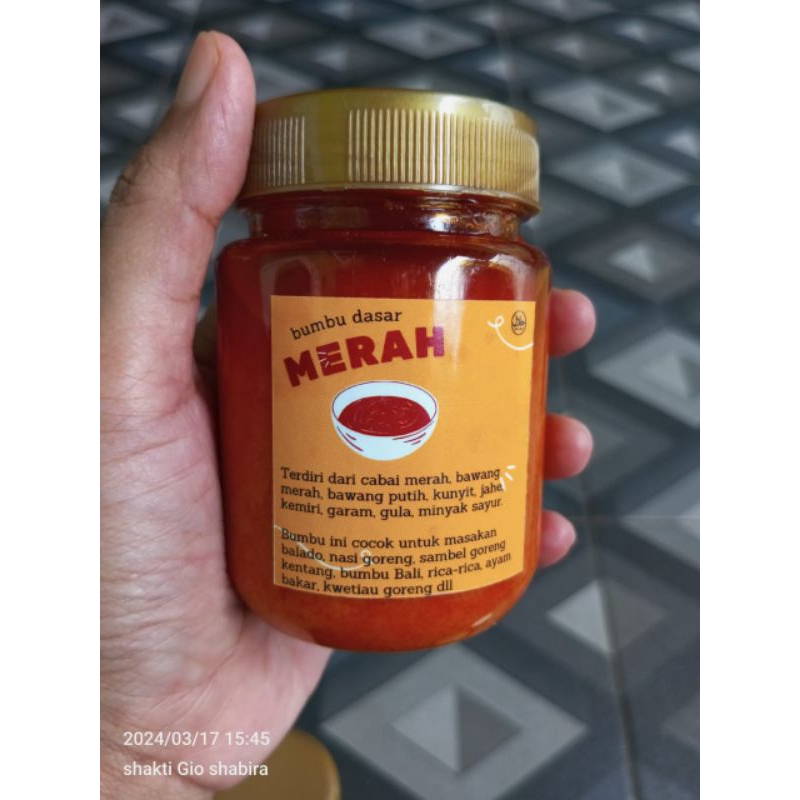 

Bumbu Dasar Merah