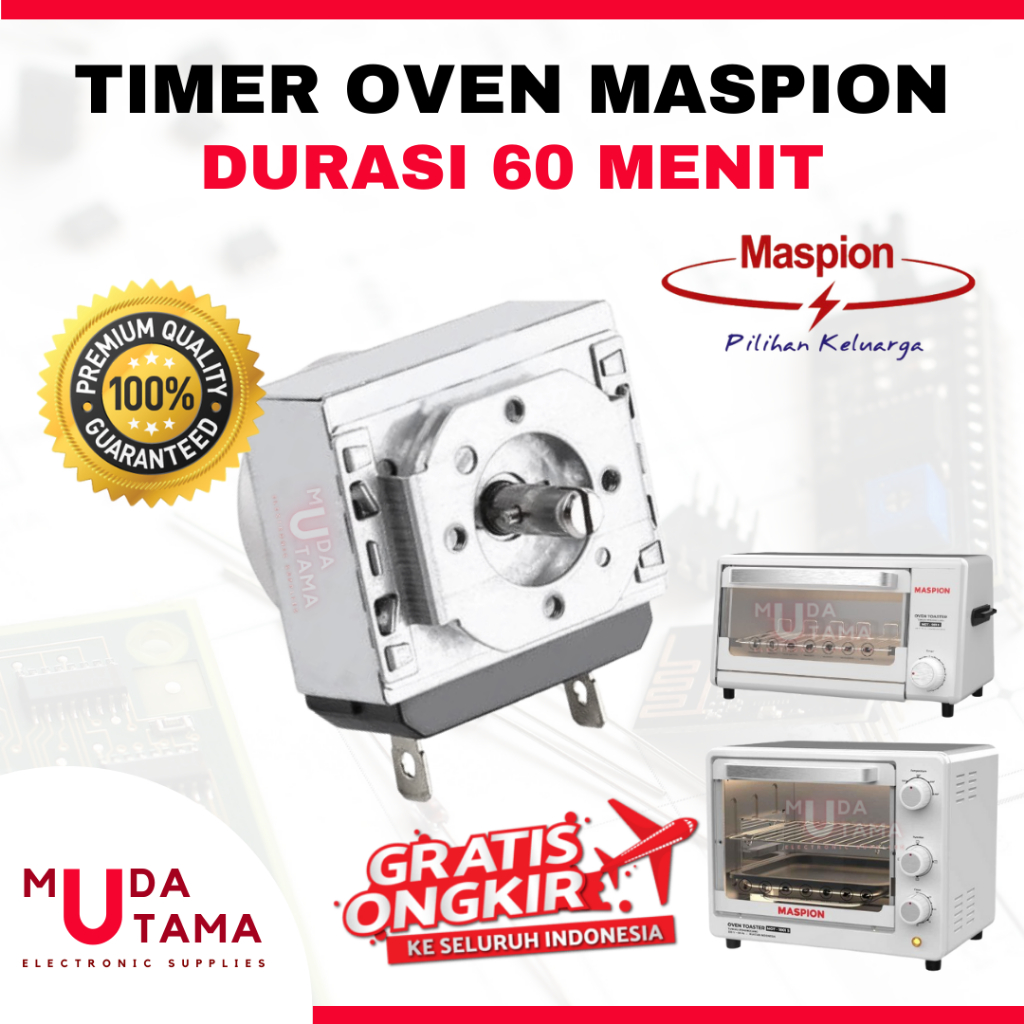 TIMER OVEN MASPION - 60 MENIT PUTARAN | PUTARAN SWITCH DELAY OVEN MASPION | TIME SWITCH OVEN MASPION