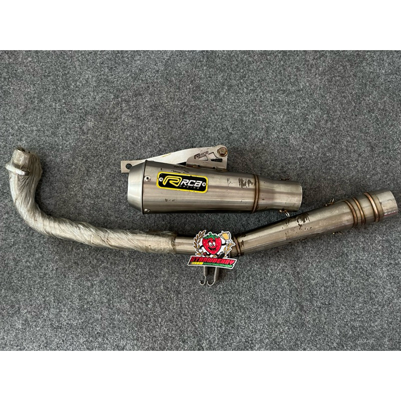 knalpot RCB stainles blade,supra 125 130cc