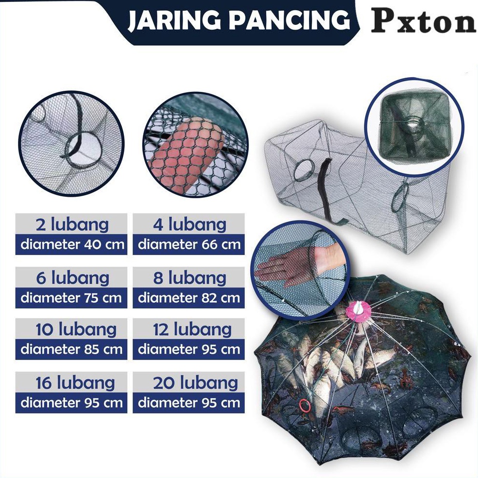 Viral Payung Bubu Perangkap ikan  Bubu ikan  Jaring Ikan udang Jaring Jebakan MURAH Payung Bubu 8 Ti