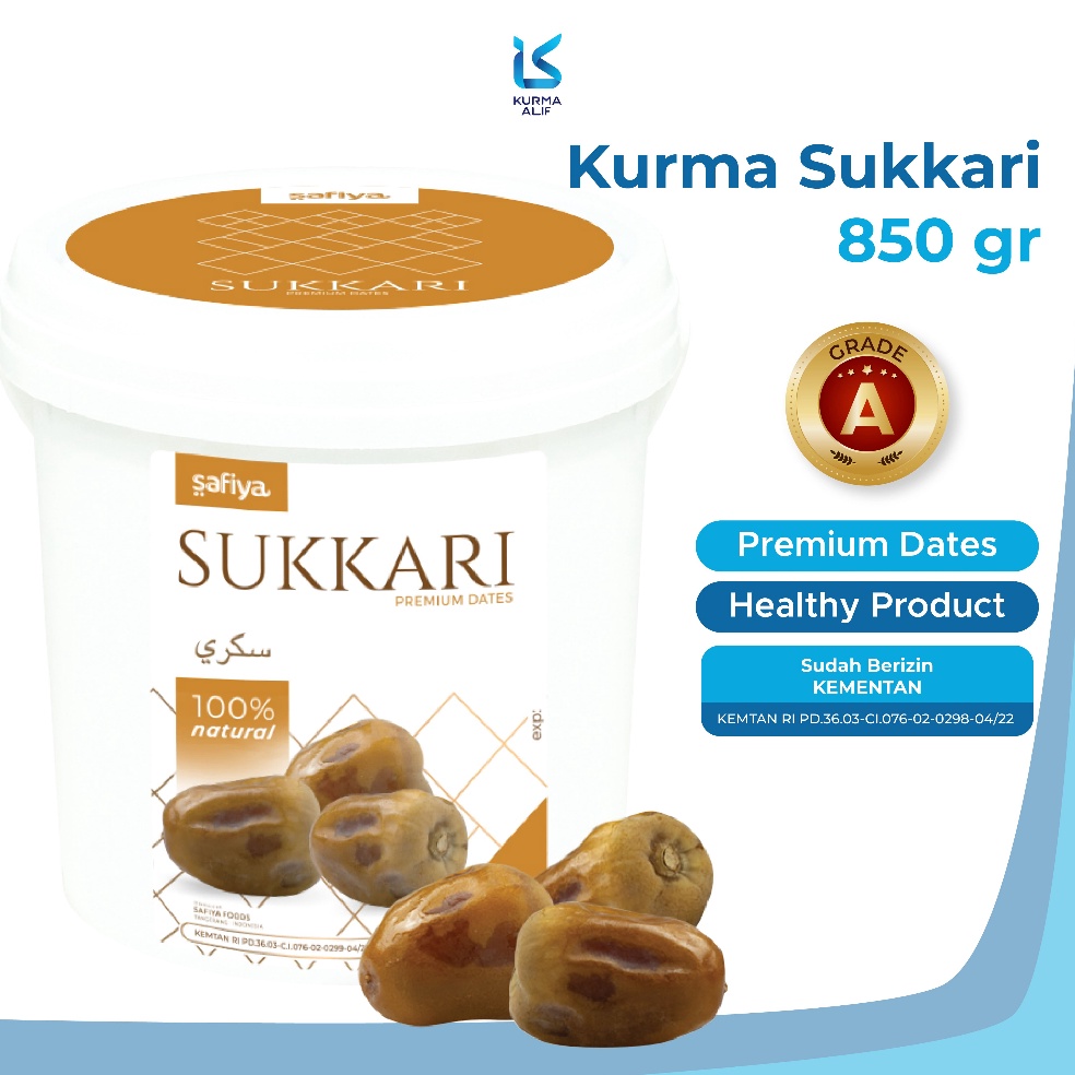 

RWL567 MEGA SALE Kurma Sukari Kemasan Ember 85 Gram Kurma Raja Kurma Basah Premium Quality