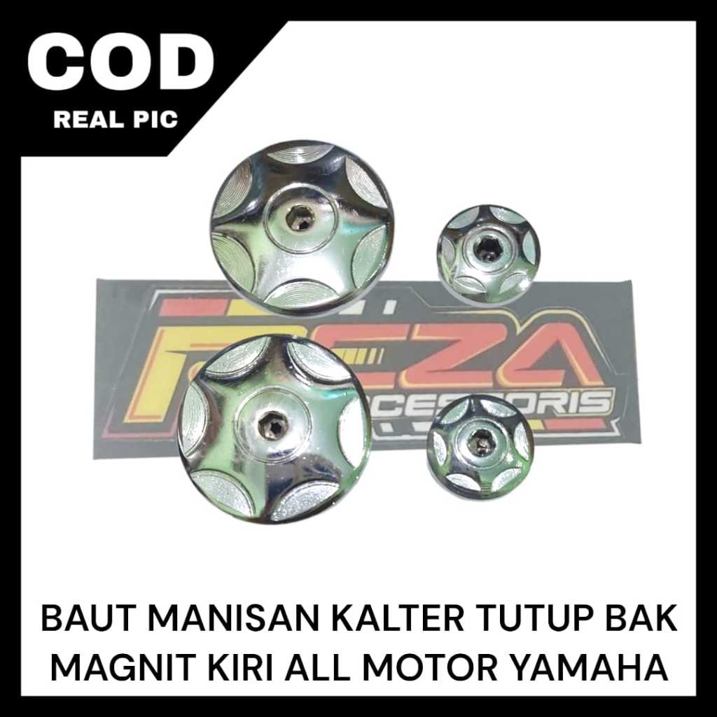 TUTUP MAGNET YAMAHA KOIN TUTUP MAGNET CNC UNIVELSAL L CROM MOTOR YAMAHA VEGA R ZR JUPITER Z CRYPTON