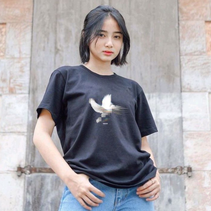 Kaos Distro HAEM Original Merpati Putih Hype Beast  Lengan Pendek Pria Wanita Murah - tshirt holdout