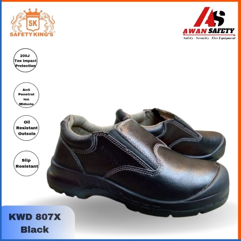 Wow Murah Meriah SEPATU SAFETY KINGS KWD 87X Original  Sepatu Kerja Safety Pria Kulit Asli Ujung Besi
