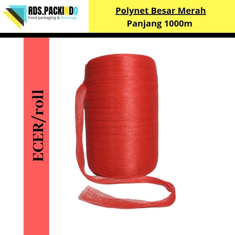 Polynet Jaring Buah BEST FRESH 1000m (Merah) // ECER