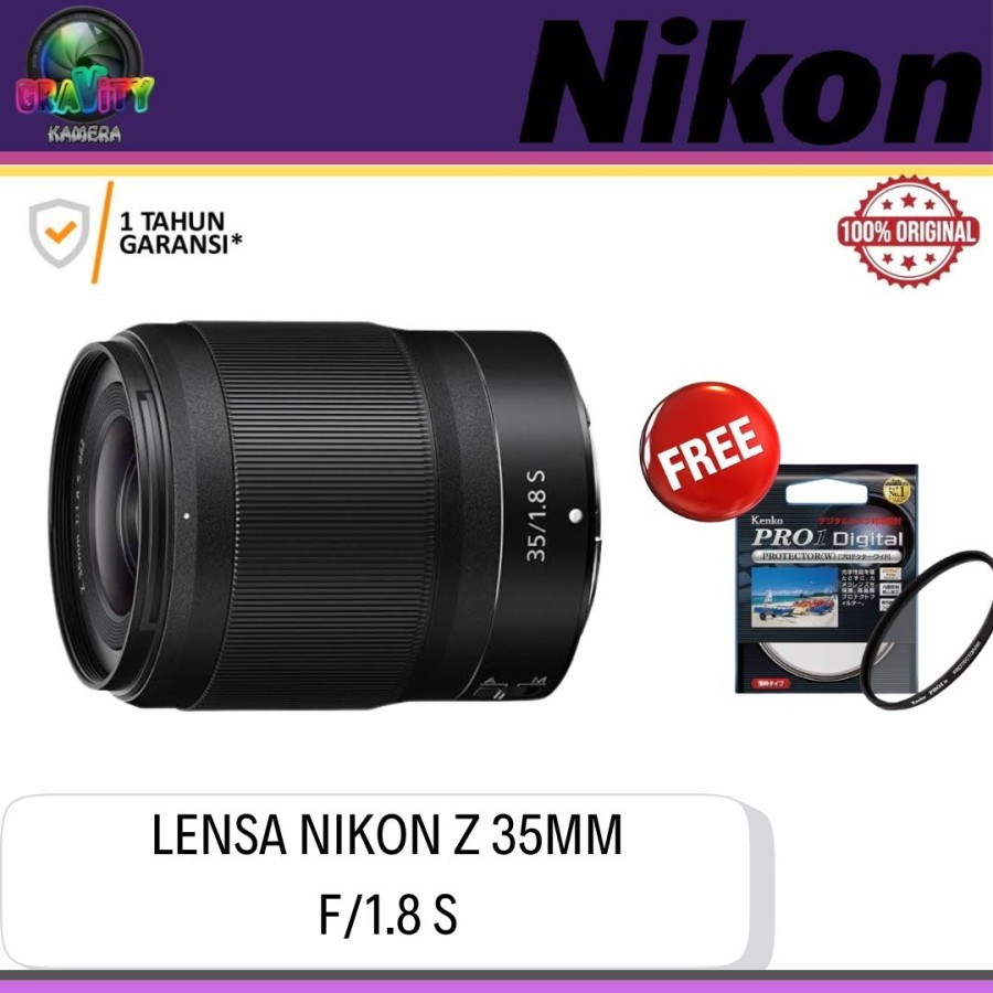 NIKON Z 35MM F1.8 S / LENSA NIKON Z 35MM F1.8 S