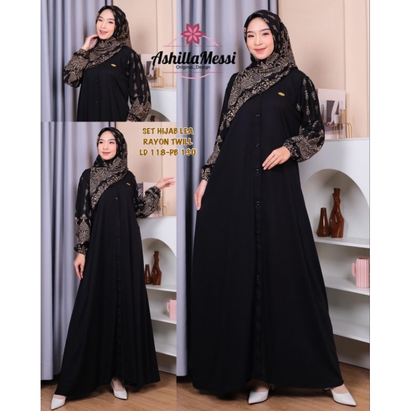 Gamis set hijab Ashilla messi