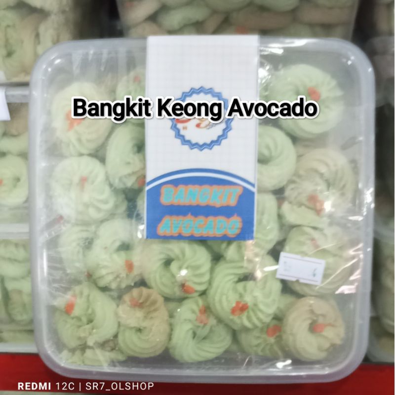 

Kue Kering Bangkit Keong Avocado/Toples/Kotak