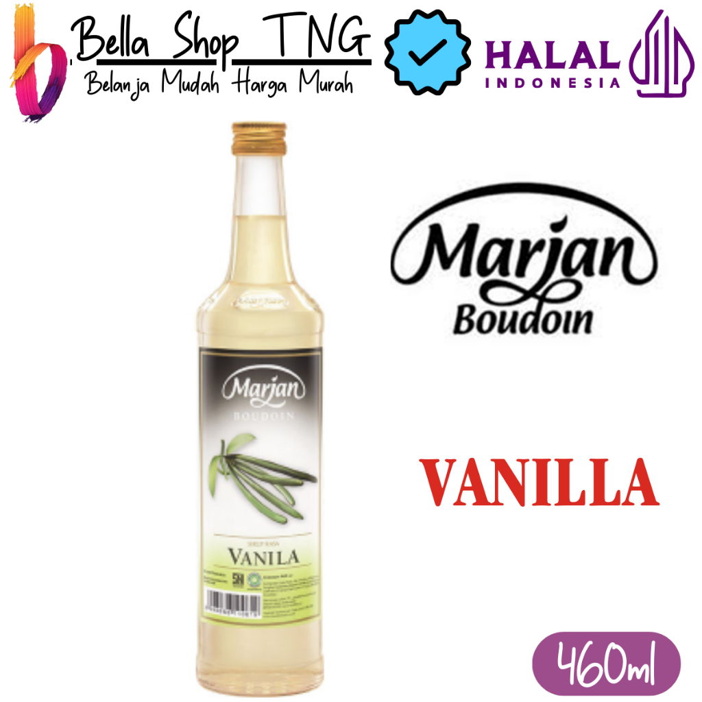 

Marjan Boudoin Sirup Vanila Botol 460 ml