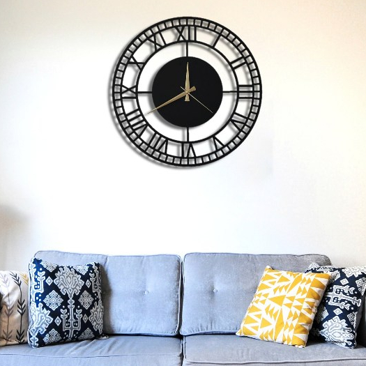 JAM DINDING ACP MINIMALIS UNTUK RUANG TAMU