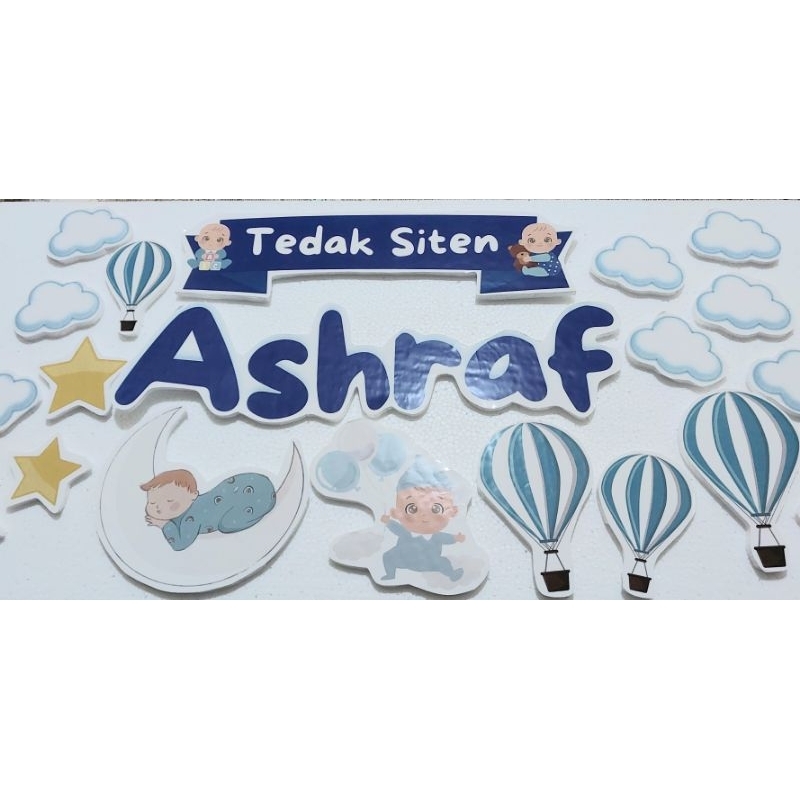 Tulisan Steorofoam Aqiqah Tedak Siten Khitan dll