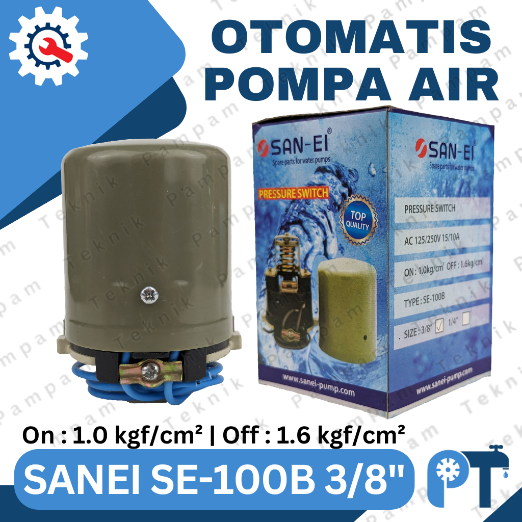 Otomatis Sanei 3/8 inch - Pressure switch pompa air San ei drat dalam 3/8"