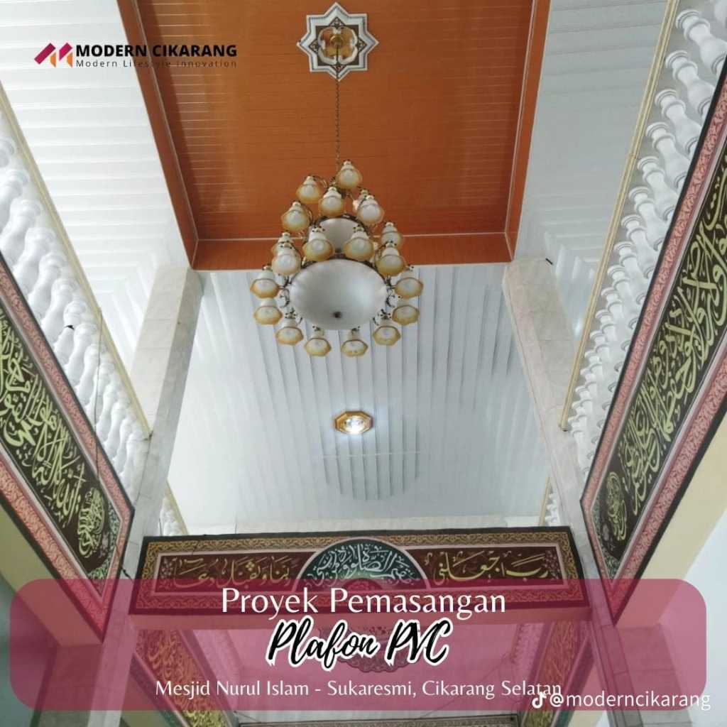 (Khusus Cikarang) Promo Plafon PVC merk Aladin Motif Mewah Elegant