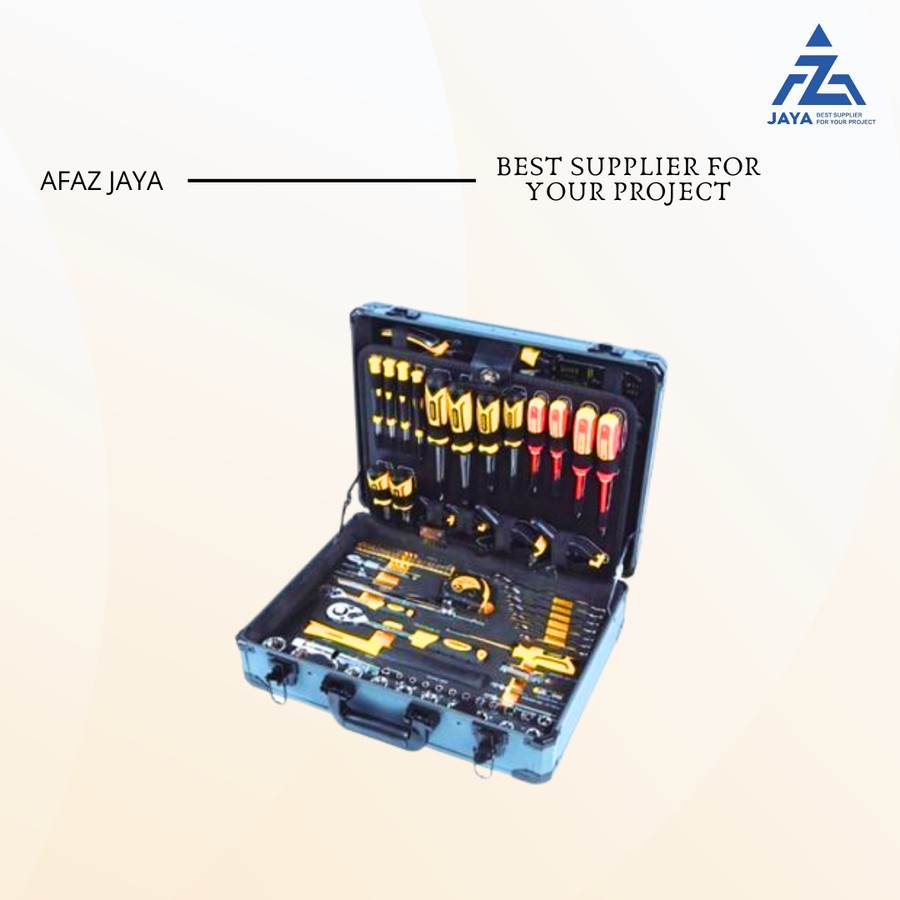 KRISBOW SET PERKAKAS PERTUKANGAN 141PCS BENGKEL LENGKAP TOOLS KITS SET