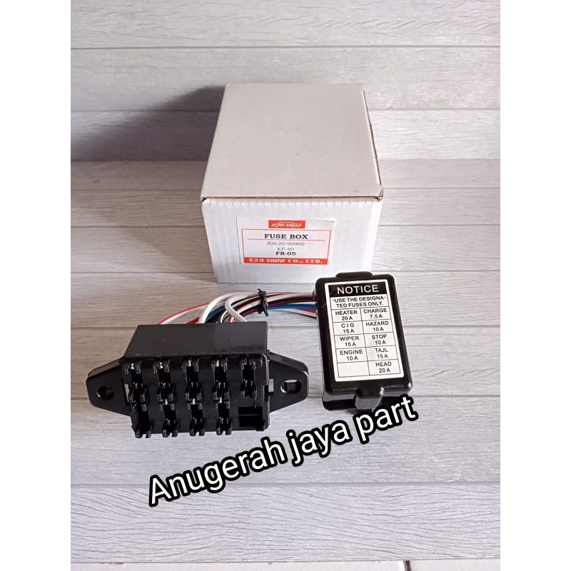 Box sekring/fuse box sekring rumah sekring toyota kijang 5k