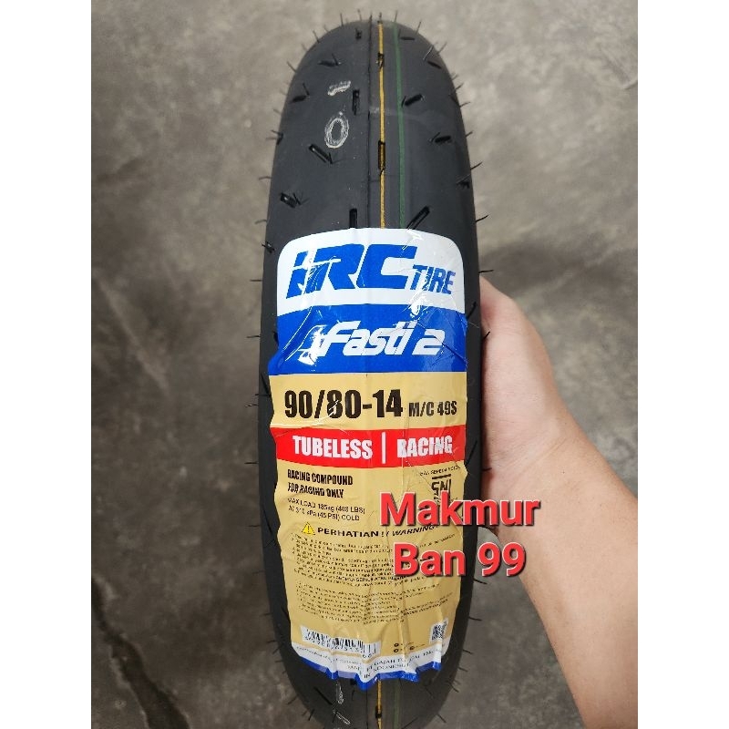 Ban IRC 90/80-14 Fasti 2 Soft Compound Tubeless