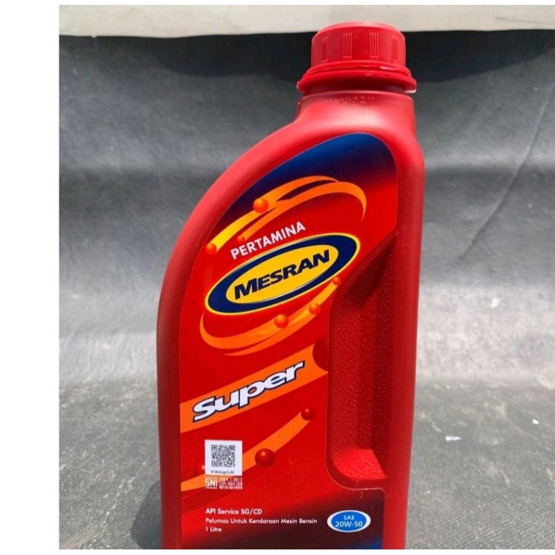 Oli mesin Bensin Mesran 1 Liter