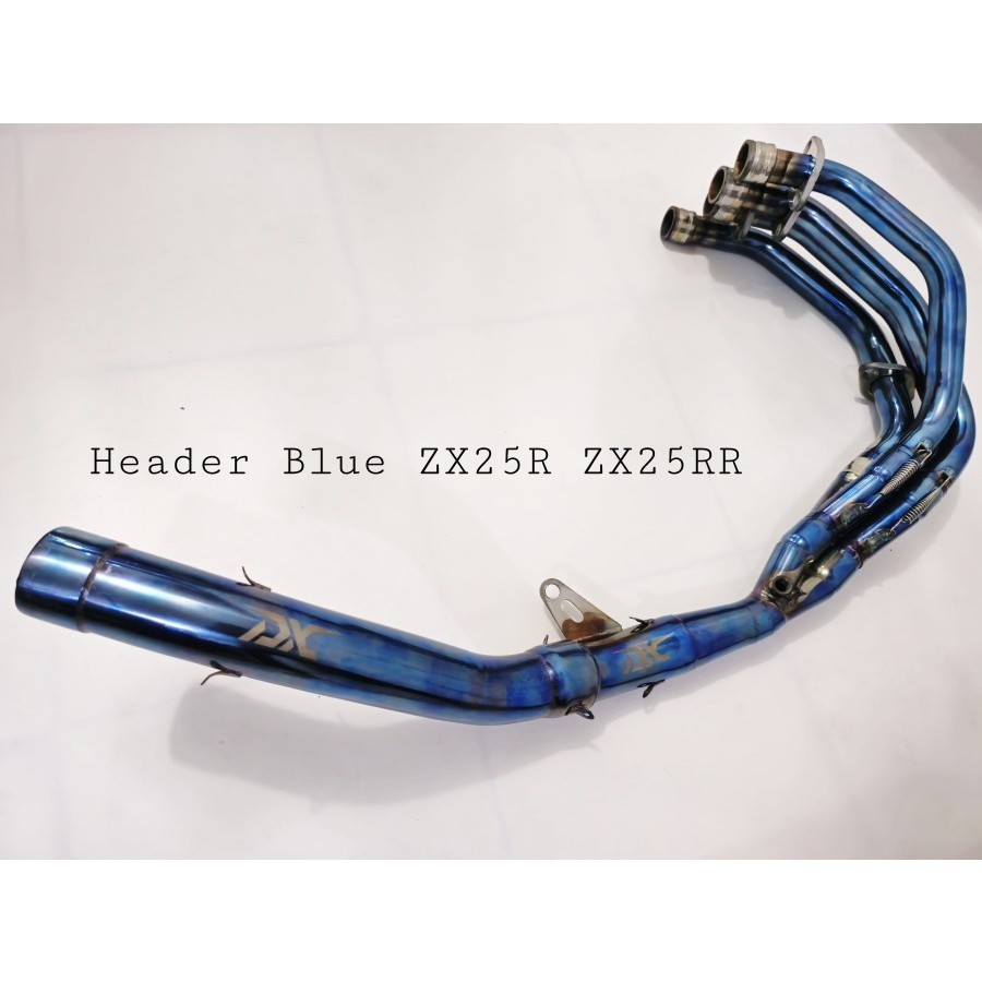 Header blue zx25r zx25rr leheran knalpot dx generation full