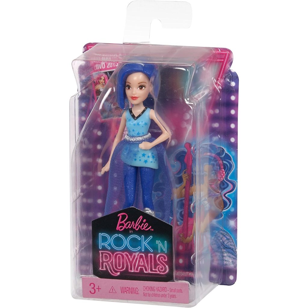 Barbie Rocks and Royal Princess Mini Dolls Zia Mainan Boneka Barbie Original Mattel