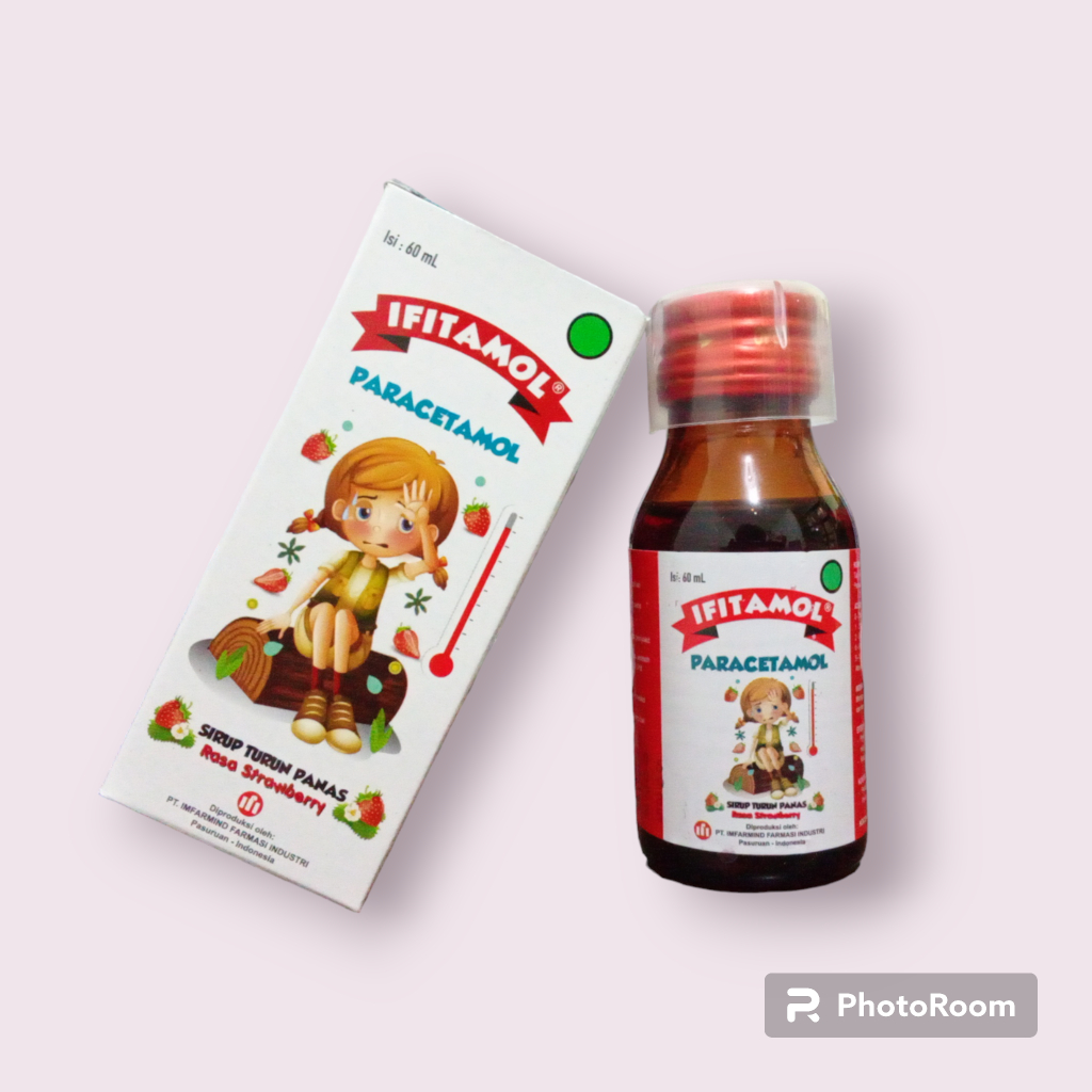 Ifitamol Paracetamol Anak Rasa Srawberry Isi 60 Ml