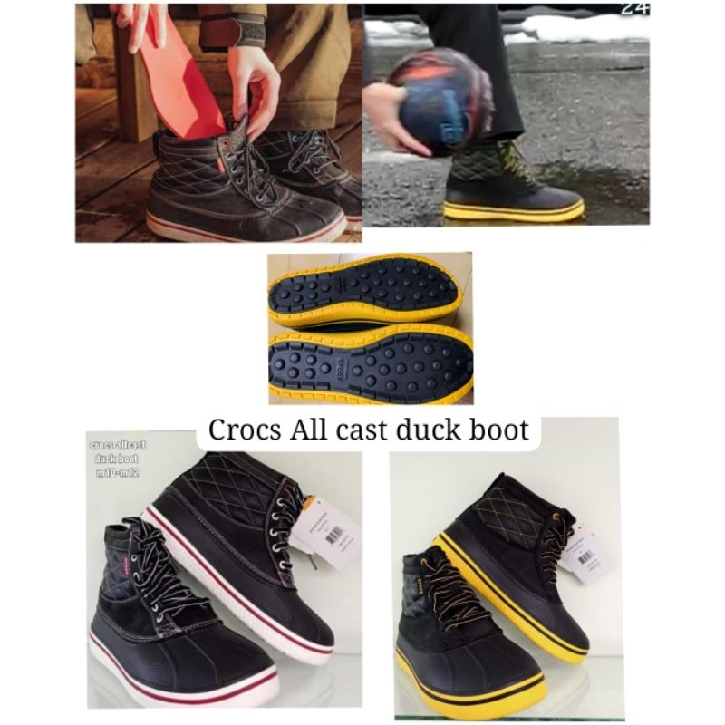 CROCS BOOTS ALACAST MAN SEPATU BOOTS PRIA ORIGINAL IMPORT