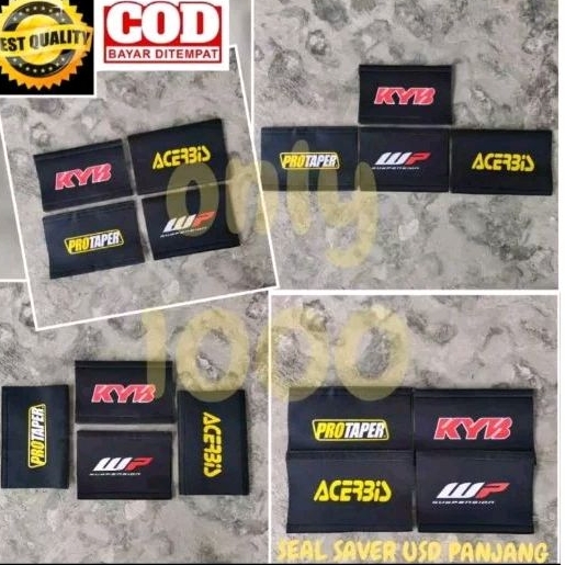 SELA SAVER USD PANJANG PELINDUNG SHOCK DEPAN MOTOR TRAIL SUPERMOTO MOTOCROSS