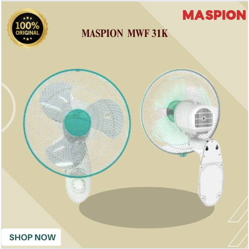 KIPAS ANGIN MASPION  MWF 31K KIPAS DINDING PROMO/MWF-31K/MWF 31K/MWF31K/ORIGINAL BERGARANSI RESMI