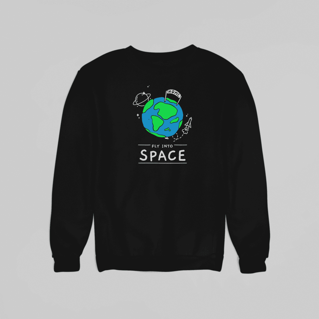 Tata Apparel Store Crewneck Pria Wanita Premium Printing DTF-