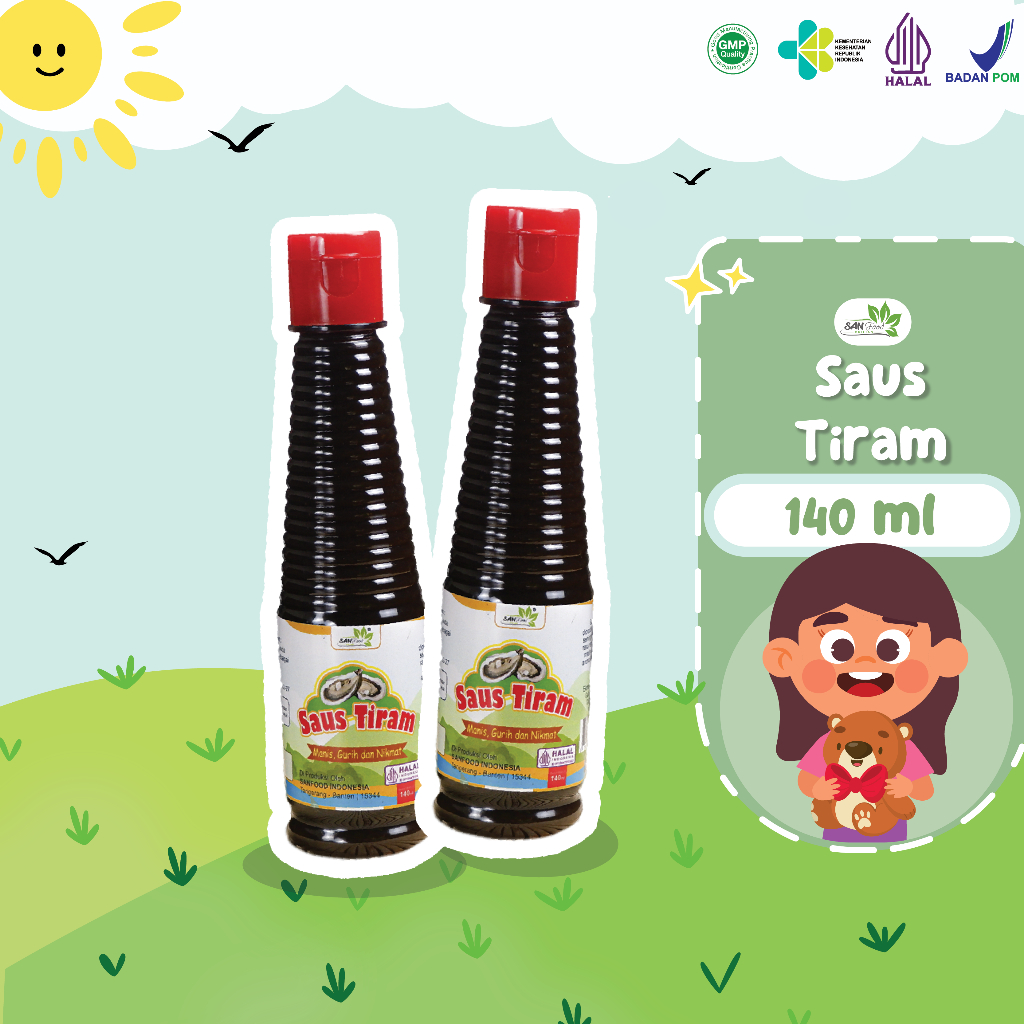 

Saus Tiram Sanfood 140ml Non MSG Non Pengawet Saus Tiram Asli