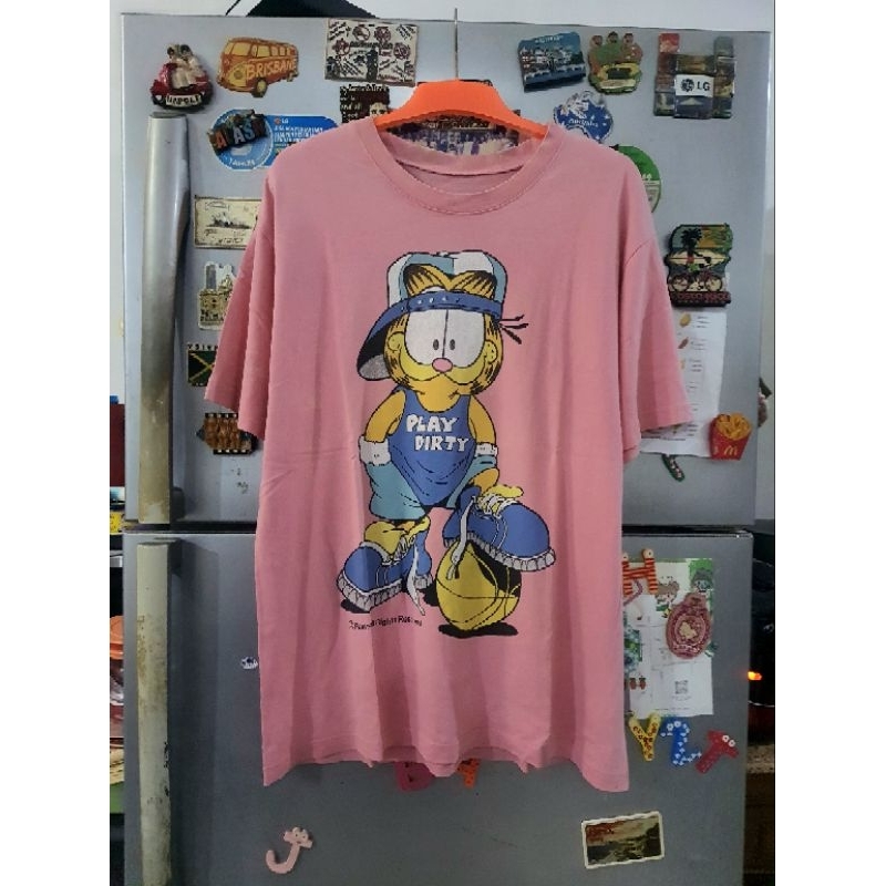 kaos vintage Garfield bigprint