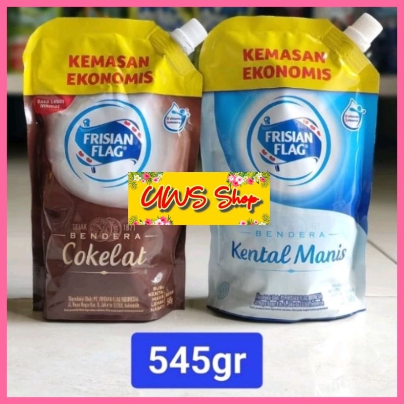 

Susu Frisian flag Kental Manis & Coklat Kemasan Pouch 545g