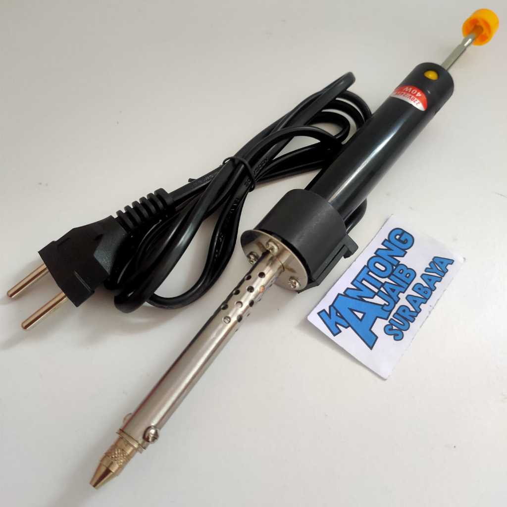Solder 2 in 1 + Sedotan Timah 40watt Multifungsi Solder 40watt plus Sedotan Timah Elektrik Rapid 888