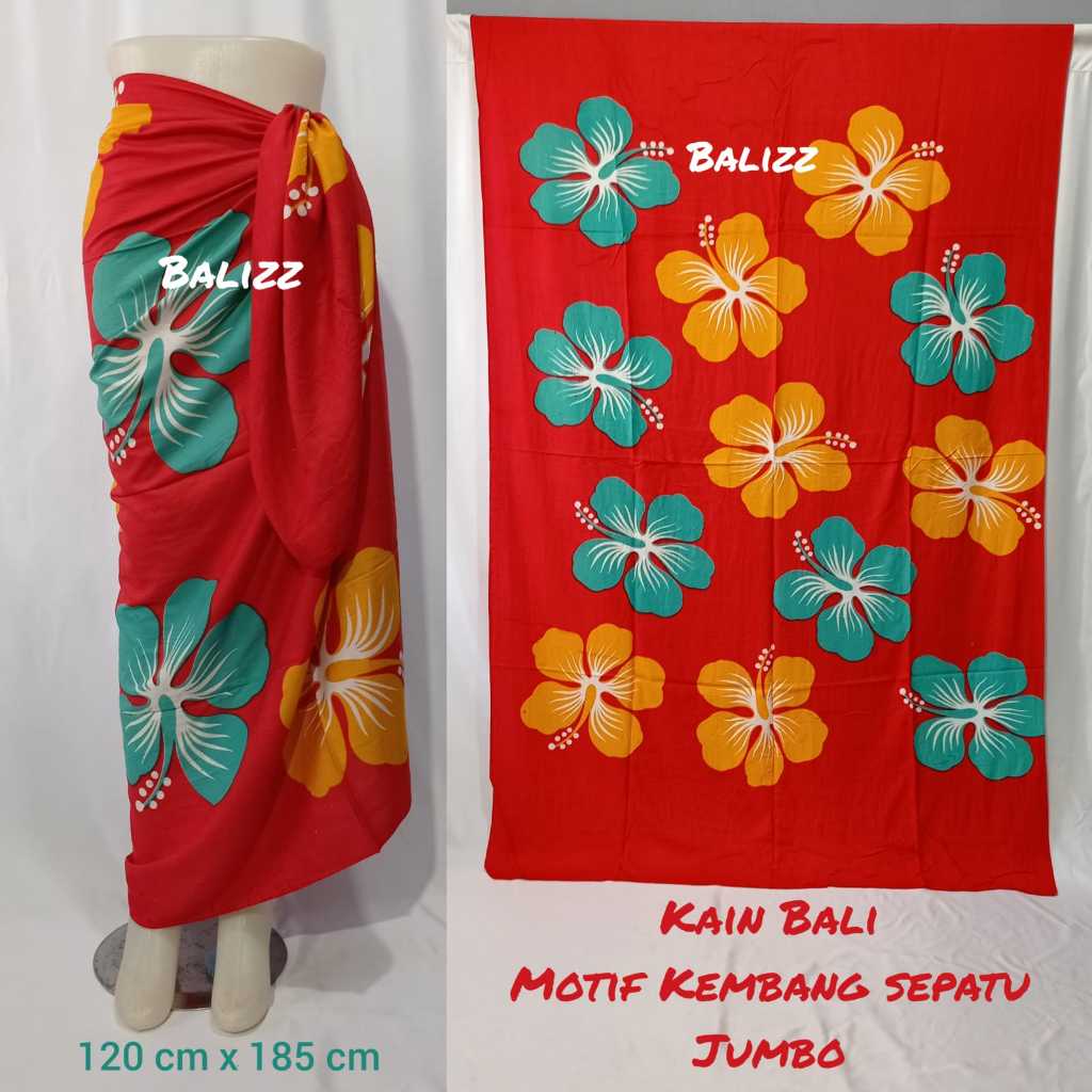 De Kain Bali pantai / kain pantai / sarung bali / sarung pantai / kain bali ukuran jumbo / kain bali