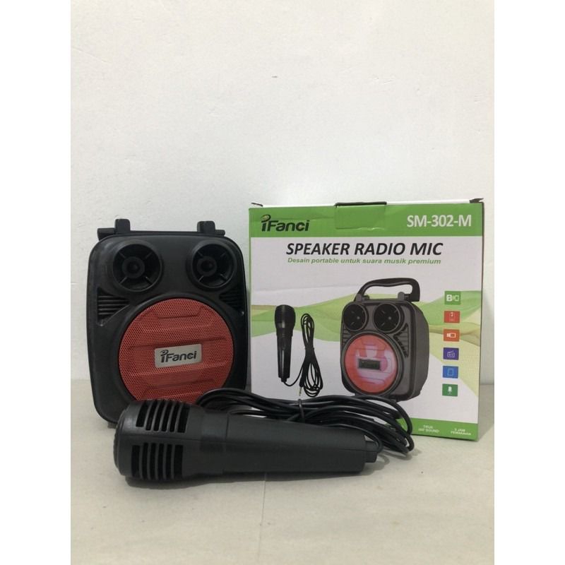 Speaker aktif ifanci SM 302 M bluetooth+microphone